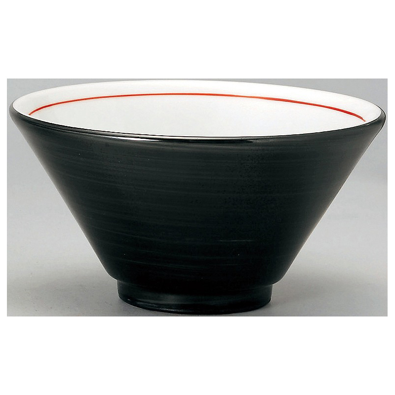 手巻丼 上絵付 切立19cm深丼 黒巻 （名入れ対応・オリジナル丼制作）【10-243-27】